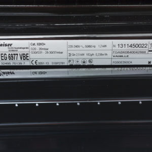 Вбудована газова духовка Kaiser EG 6977 N VBE