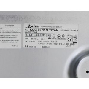 Газова варильна поверхня Kaiser KCG 6972 NA