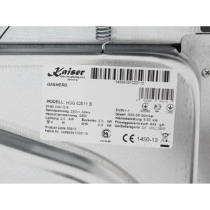 Плита газова Kaiser HGG 52511 B