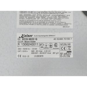 Комбінована варильна поверхня Kaiser KCG 6922 G