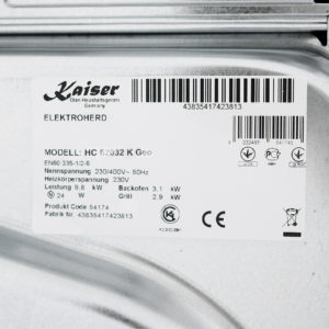 Плита склокерамічна Kaiser HC 62032 K Geo