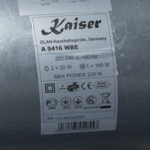 Витяжка Kaiser A 9416 WBE