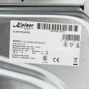 Плита склокерамічна Kaiser HC 62082 KB Marmor
