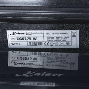 Вбудована газова духовка Kaiser EG 6375 W