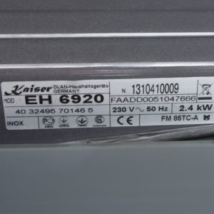 Вбудована електрична духовка Kaiser EH 6920