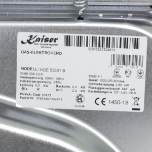 Плита комбінована Kaiser HGE 52309 KB