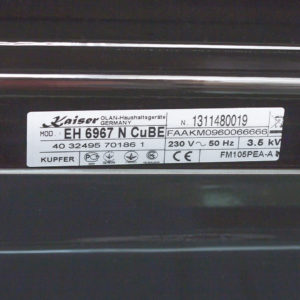 Вбудована електрична духовка Kaiser EH 6967 N CuBE