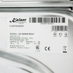 Плита склокерамічна Kaiser HC 62062 K Moire