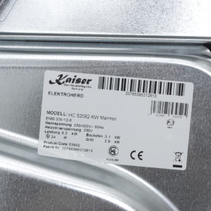 Плита склокерамічна Kaiser HC 52082 KW Marmor