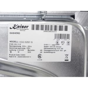 Плита газова Kaiser HGG 52501 B