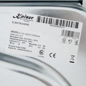 Плита склокерамічна Kaiser HC 62010 S Moire