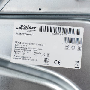 Плита склокерамічна Kaiser HC 62010 B Moire