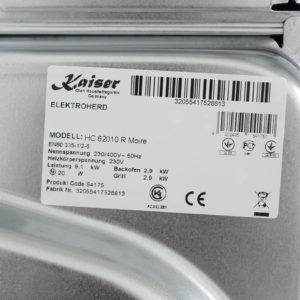 Плита склокерамічна Kaiser HC 62010 R Moire