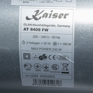 Витяжка Kaiser AT 8409 FW