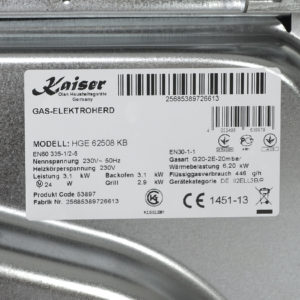 Плита комбінована Kaiser HGE 62508 KB
