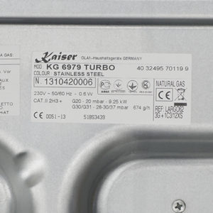 Газова варильна поверхня Kaiser KG 6979 Turbo