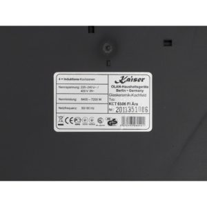 Індукційна варильна поверхня Kaiser KCT 6506 FI Ära