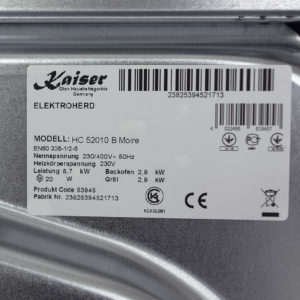 Плита склокерамічна Kaiser HC 52010 B Moire
