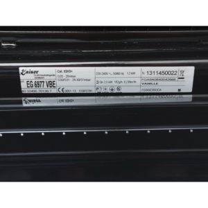 Вбудована газова духовка Kaiser EG 6977 N VBE